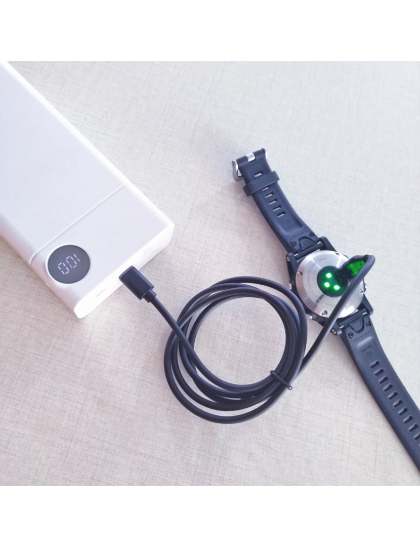 imagem de Cabo de carregamento do smartwatch USB-C Black2