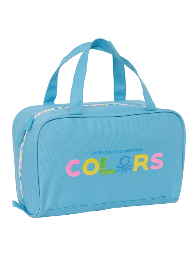 Benetton - Bolsa escolar Benetton Spring Azul celeste 31 x 14 x 19 cm