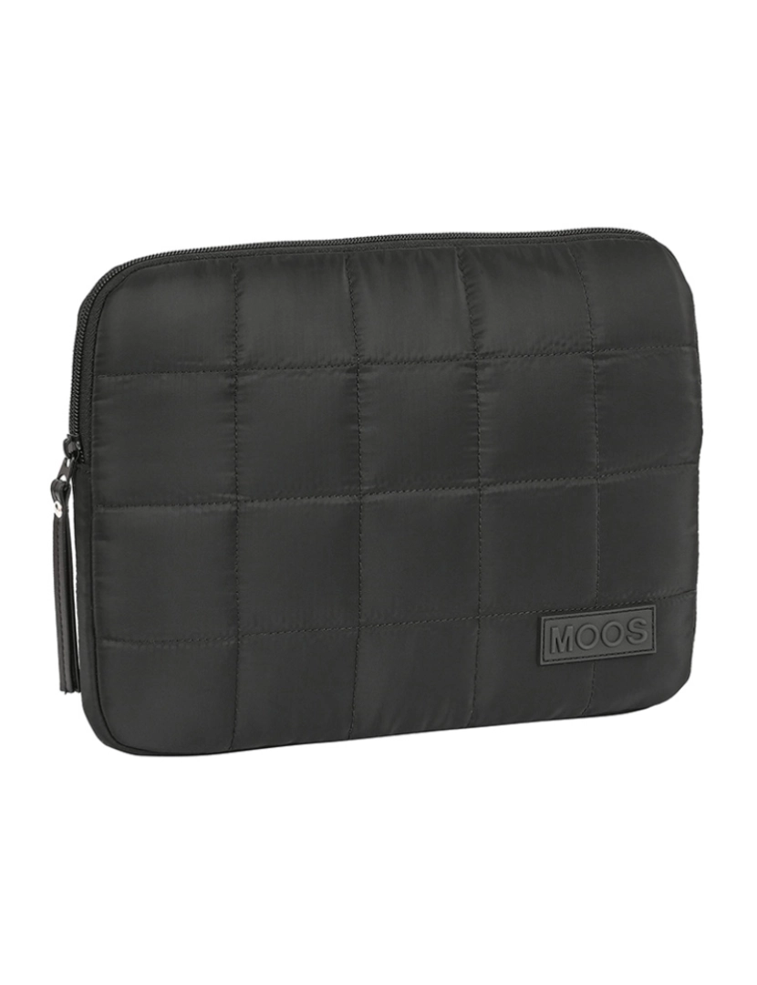 Moos - Funda para Portátil Moos 11,6'' Acolchado Negro (31 x 23 x 2 cm)