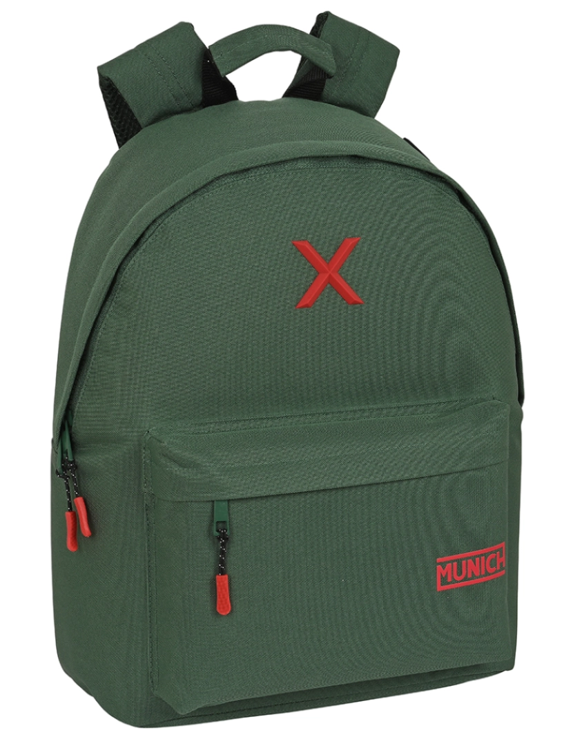 Munich - Mochila para laptop Munich Munich Basics 31 x 41 x 16 cm verde