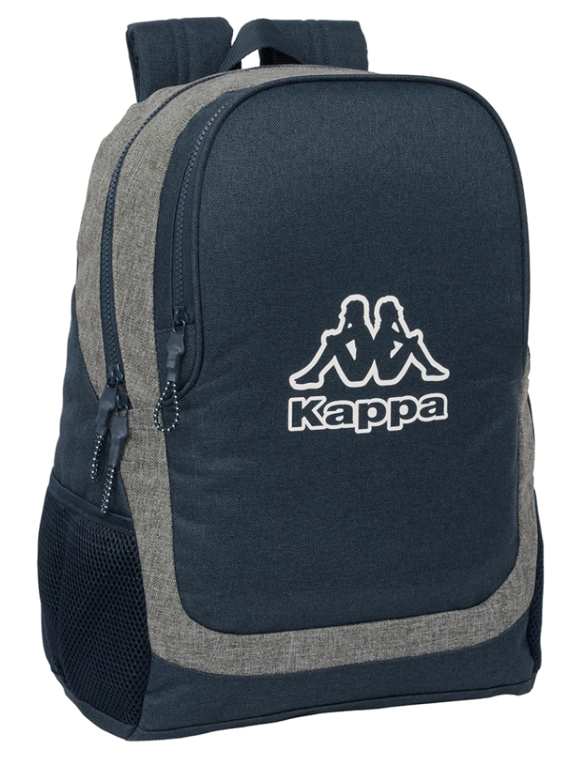 Kappa - Mochila Escolar Kappa Dark navy Gris Azul marino 32 x 44 x 16 cm