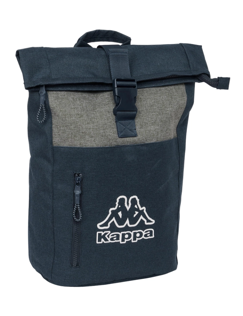 Kappa - Mochila para laptop Kappa Dark Navy Cinza Azul marinho 28 x 42 x 13 cm