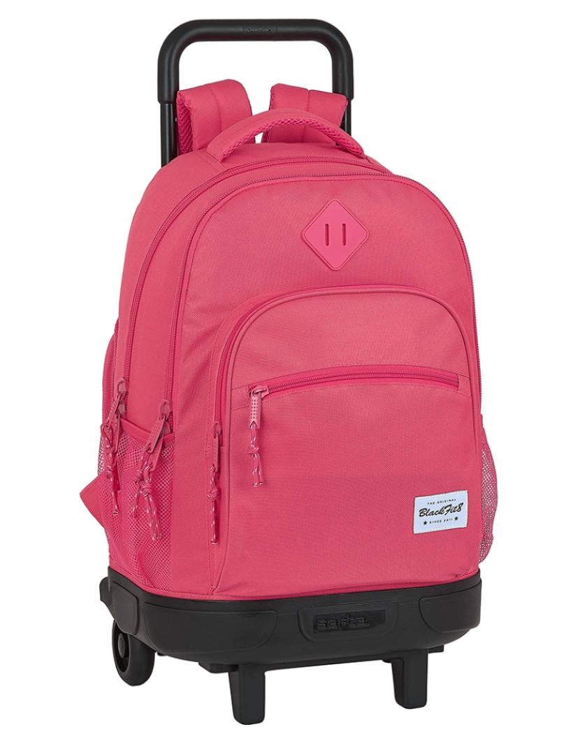 Blackfit8 - Mochila Escolar com Rodas Compact BlackFit8 M918 Rosa (33 x 45 x 22 cm)