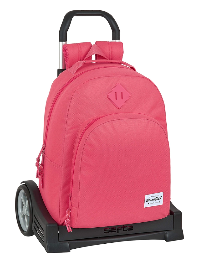 Blackfit8 - Mochila Escolar com Rodas Evolution BlackFit8 M860A Rosa (32 x 42 x 15 cm)