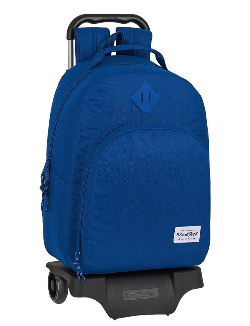 Blackfit8 - Mochila Escolar com Rodas 905 BlackFit8 Oxford Azul Escuro (32 x 42 x 15 cm)