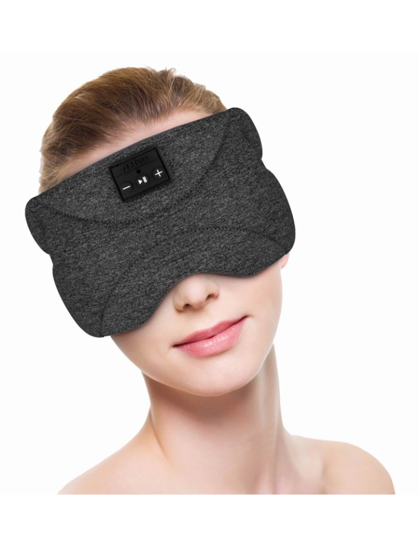 imagem de Faixa de cabeça/máscara de dormir Bluetooth Fones de ouvido para dormir Black2