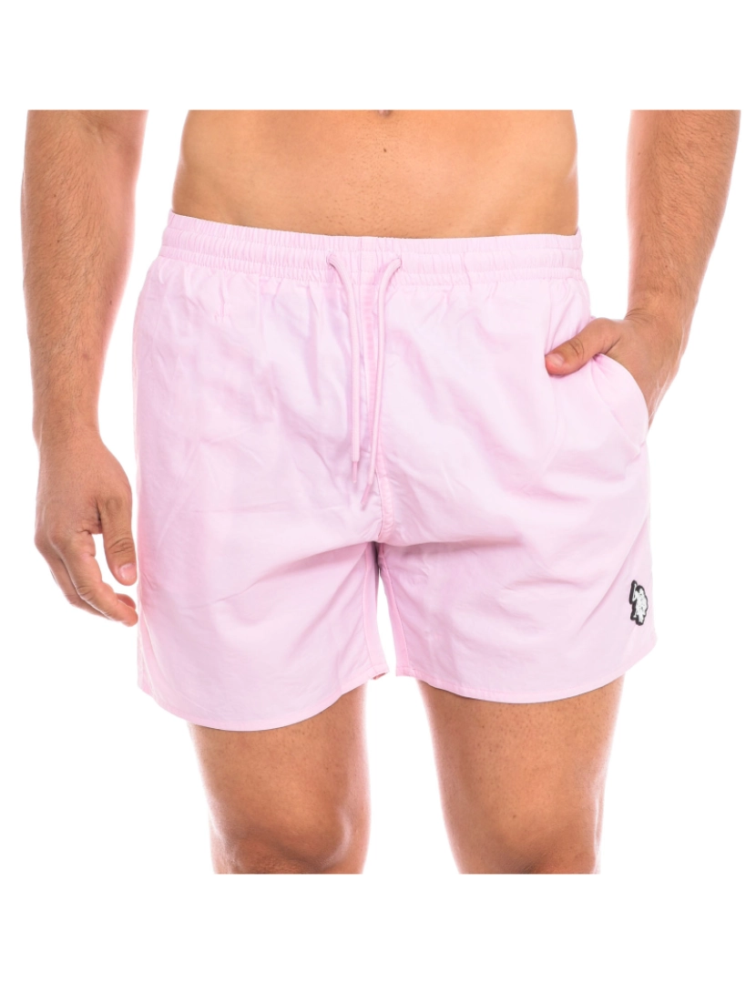 U.S. Polo Assn. - Calções de Banho de Homem Rosa