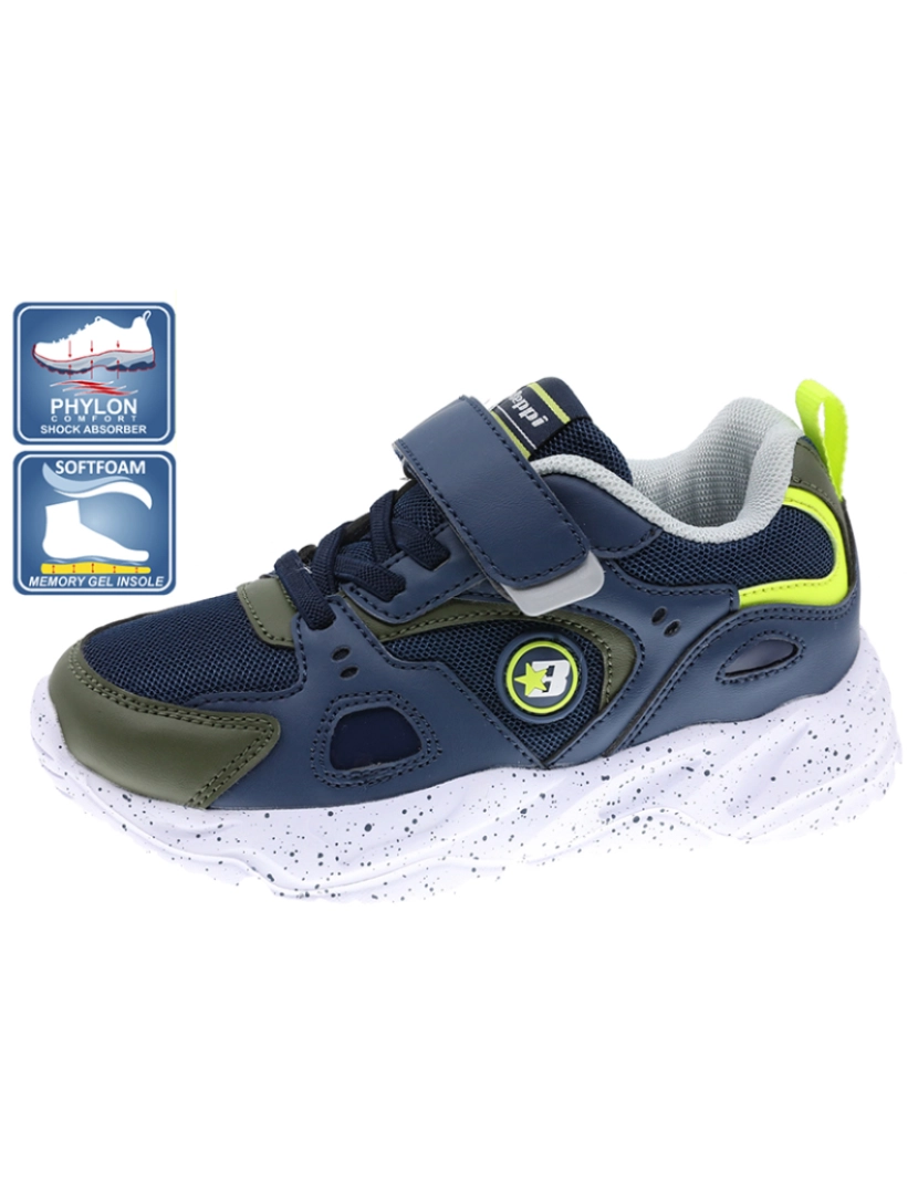 Beppi - Sapato Casual Desportivo Infantil Azul Marinho