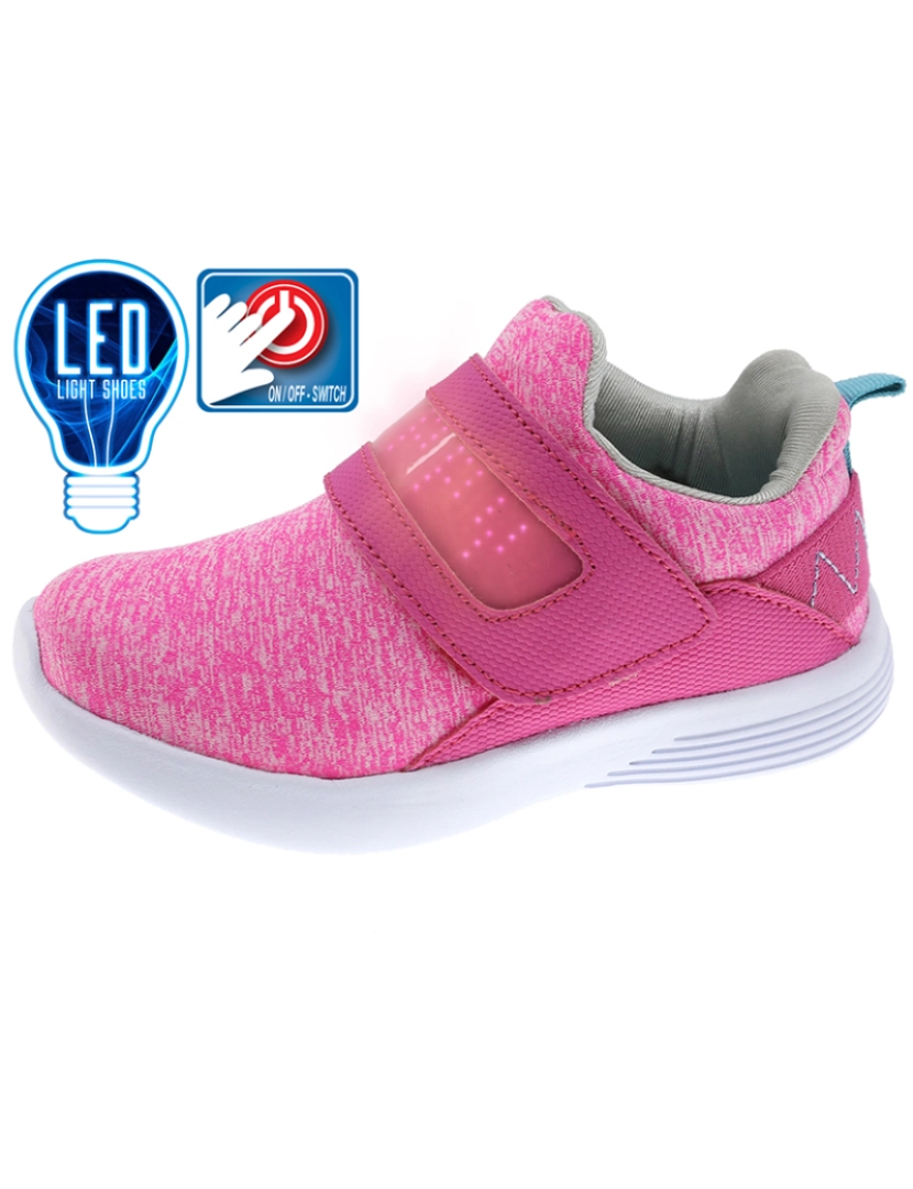 Beppi - Sapato com Luzes Juvenil Fuchsia