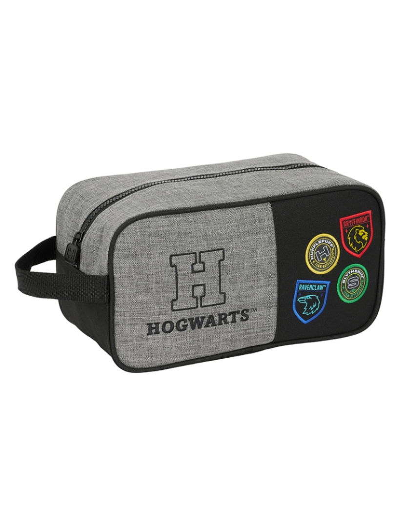 Harry Potter - Porta-chinelos de viagem Harry Potter House of Champions Preto Cinza 29 x 15 x 14 cm