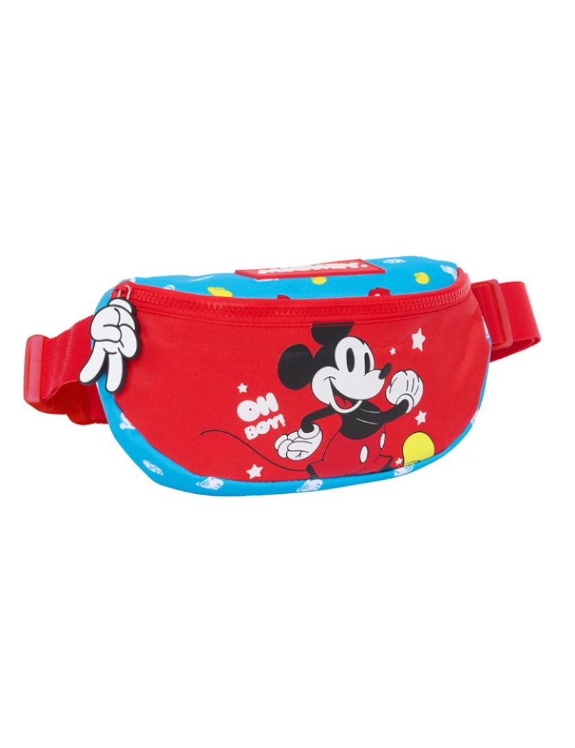 Mickey - Bolsa de cinto Mickey Mouse Clubhouse Fantastic Azul Vermelho 23 x 14 x 9 cm