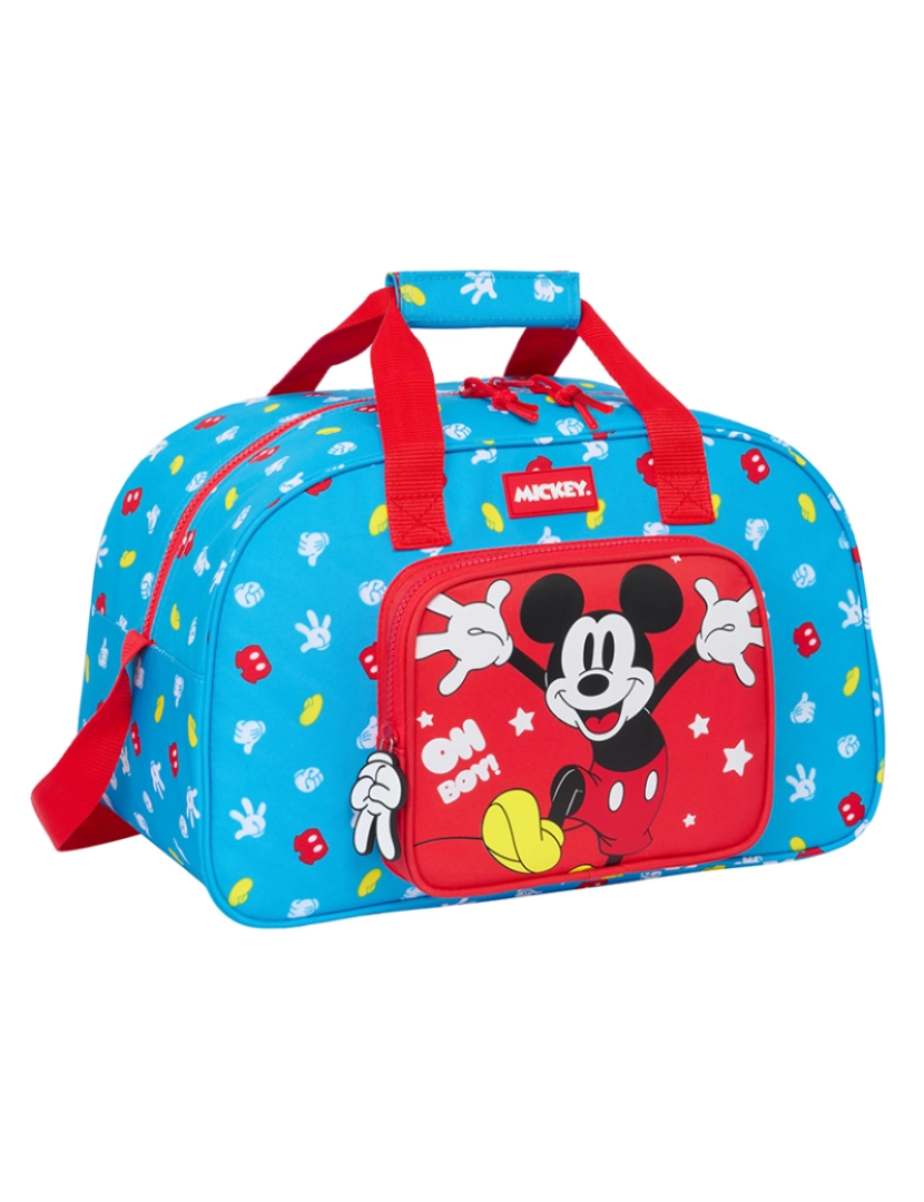 Mickey - Saco desportivo Mickey Mouse Clubhouse Fantastic Azul Vermelho 40 x 24 x 23 cm