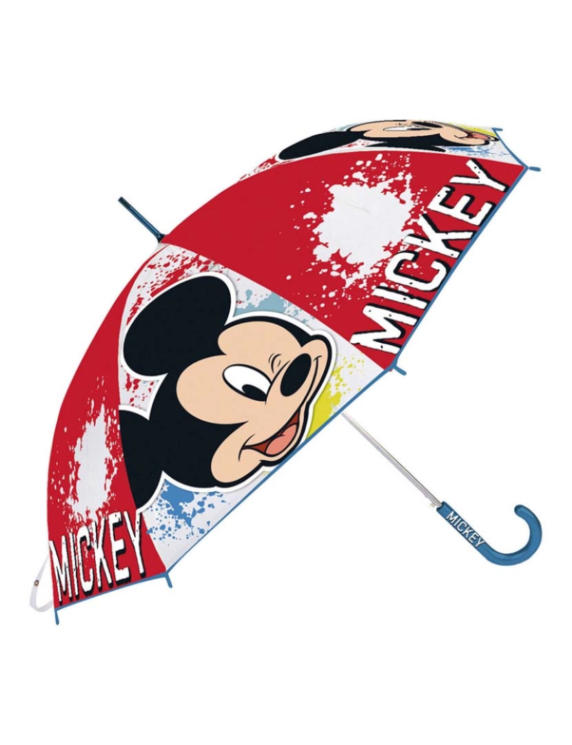 Mickey - Guarda-chuva Mickey Mouse Happy smiles Vermelho Azul (Ø 80 cm)