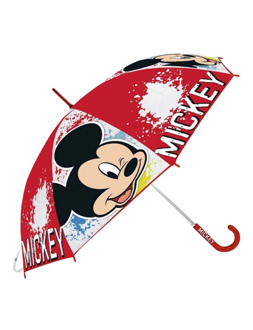 Mickey - Guarda-chuva Mickey Mouse Happy Smiles Vermelho (Ø 80 cm)