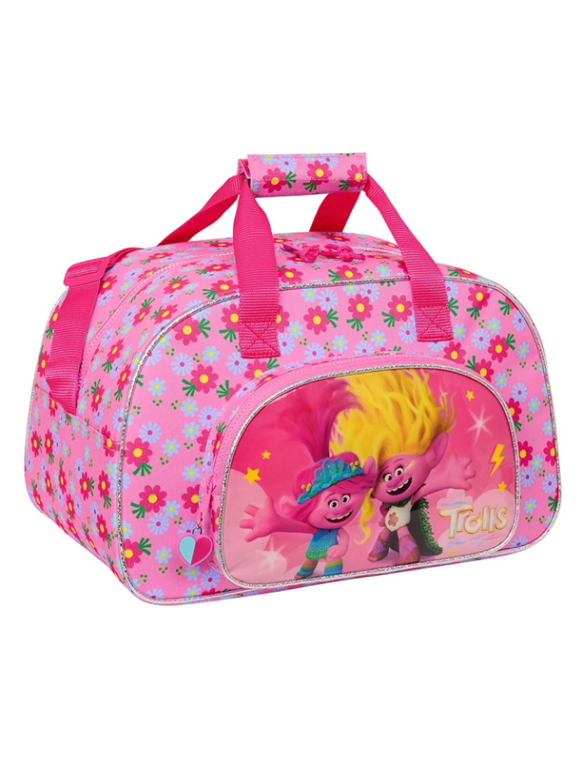 TROLLS - Saco esportivo Trolls Rosa 40 x 24 x 23 cm