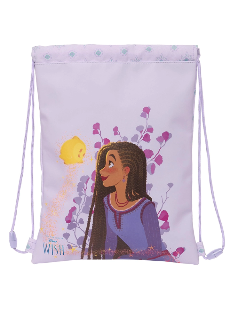 Wish - Mochila infantil Wish Lilás 26 x 34 x 1 cm