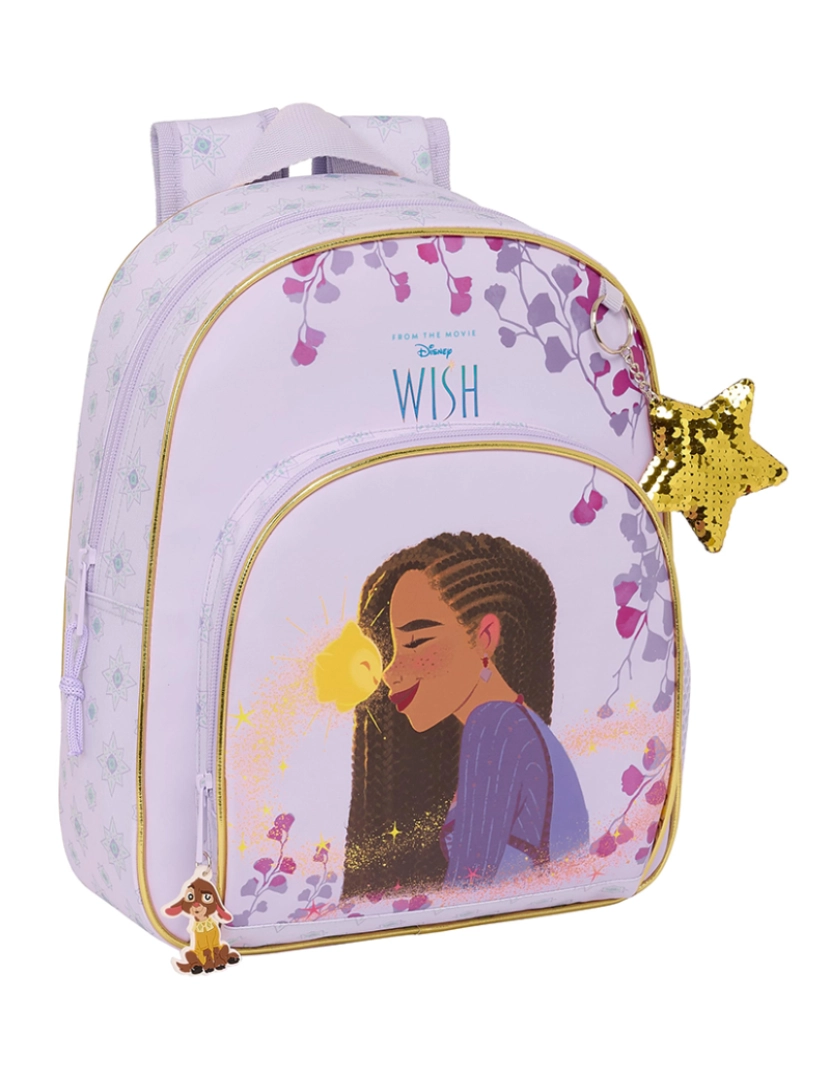 Wish - Bolsa infantil Wish Lilás 28 x 34 x 10 cm