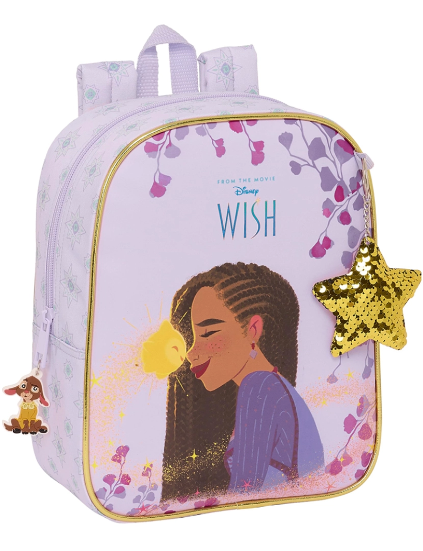 Wish - Bolsa infantil Wish Lilás 22 x 27 x 10 cm