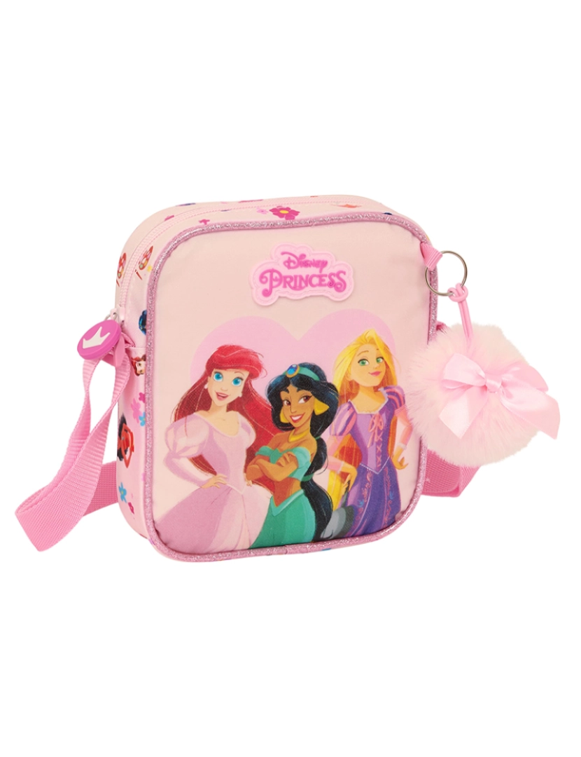 Princesas - Bolsa de Ombro Disney Princess Summer Adventures Rosa 16 x 18 x 4 cm