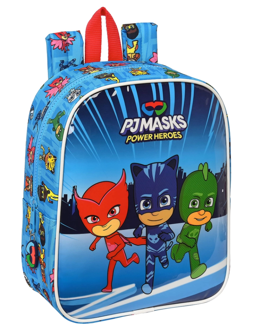 PJ Masks - Bolsa Escolar PJ Máscaras Azul 22 x 27 x 10 cm