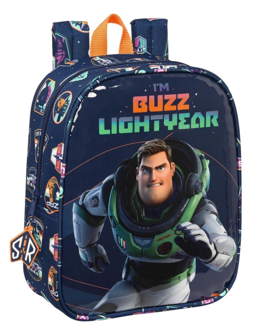 Toy Story - Mochila Escolar Buzz Toy Story Azul Marinho (22 x 27 x 10 cm)