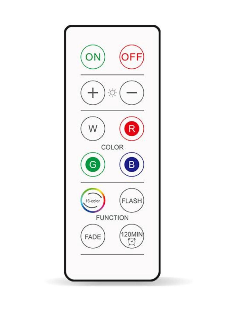 imagem de Pacote de holofotes LED - 6 luzes elegantes com 2 controles remotos práticos7