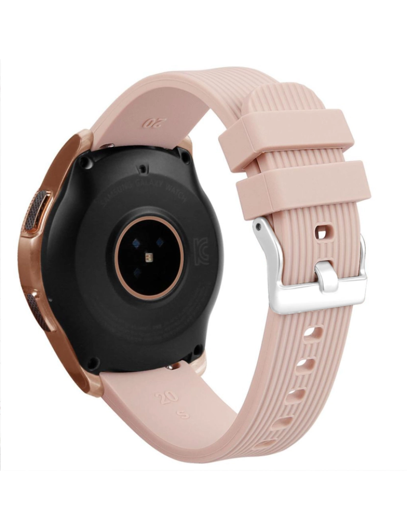 imagem de Pulseira de silicone Samsung Galaxy Watch 42 mm (S) Black5