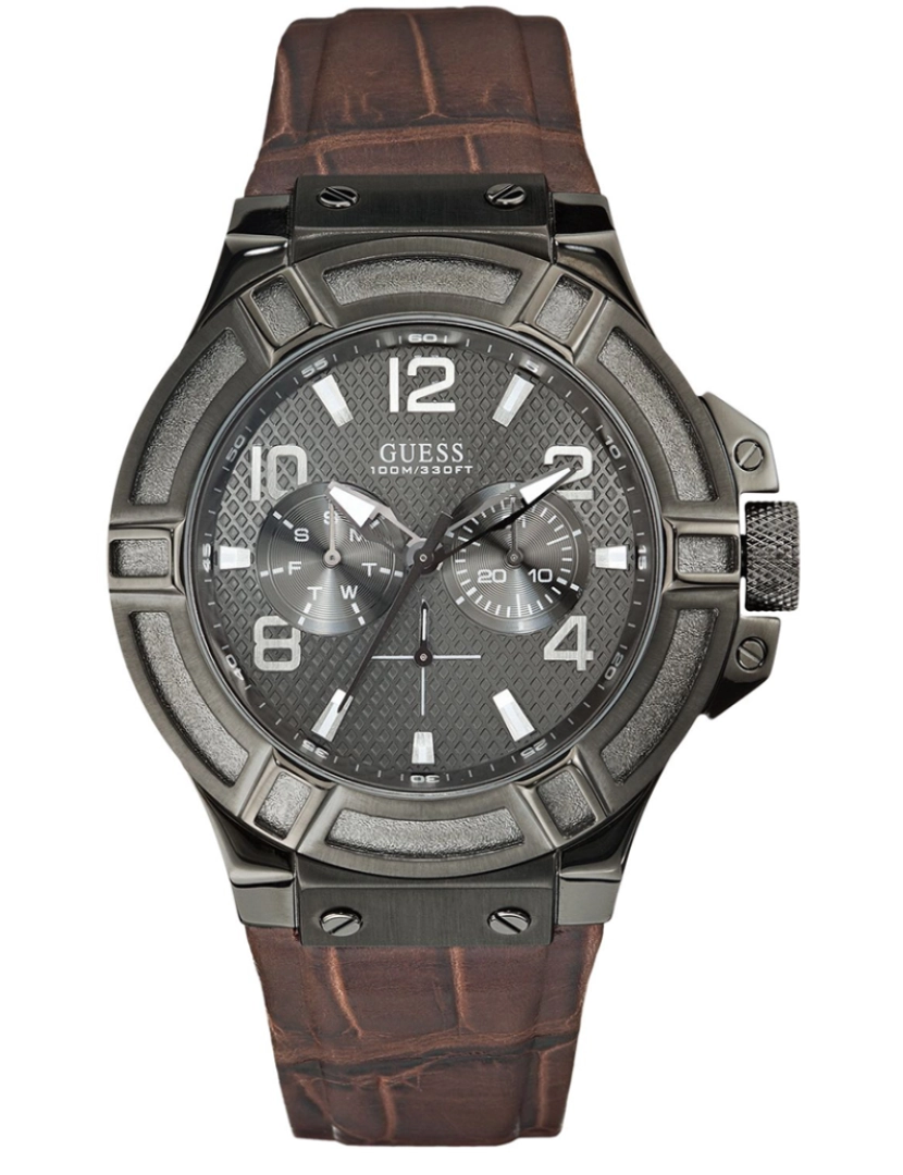 Guess - Relógio Guess Homem Castanho