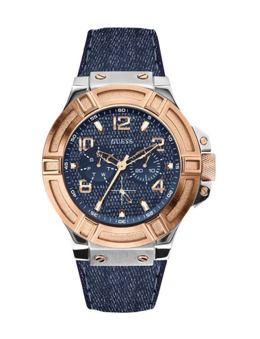 Guess - Relógio Guess Homem Dourado e Azul