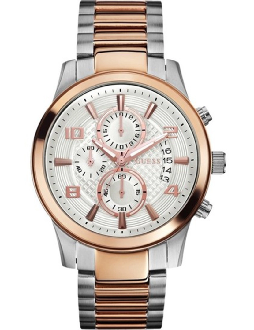 Guess - Relógio Guess Homem Prateado e Rose Gold