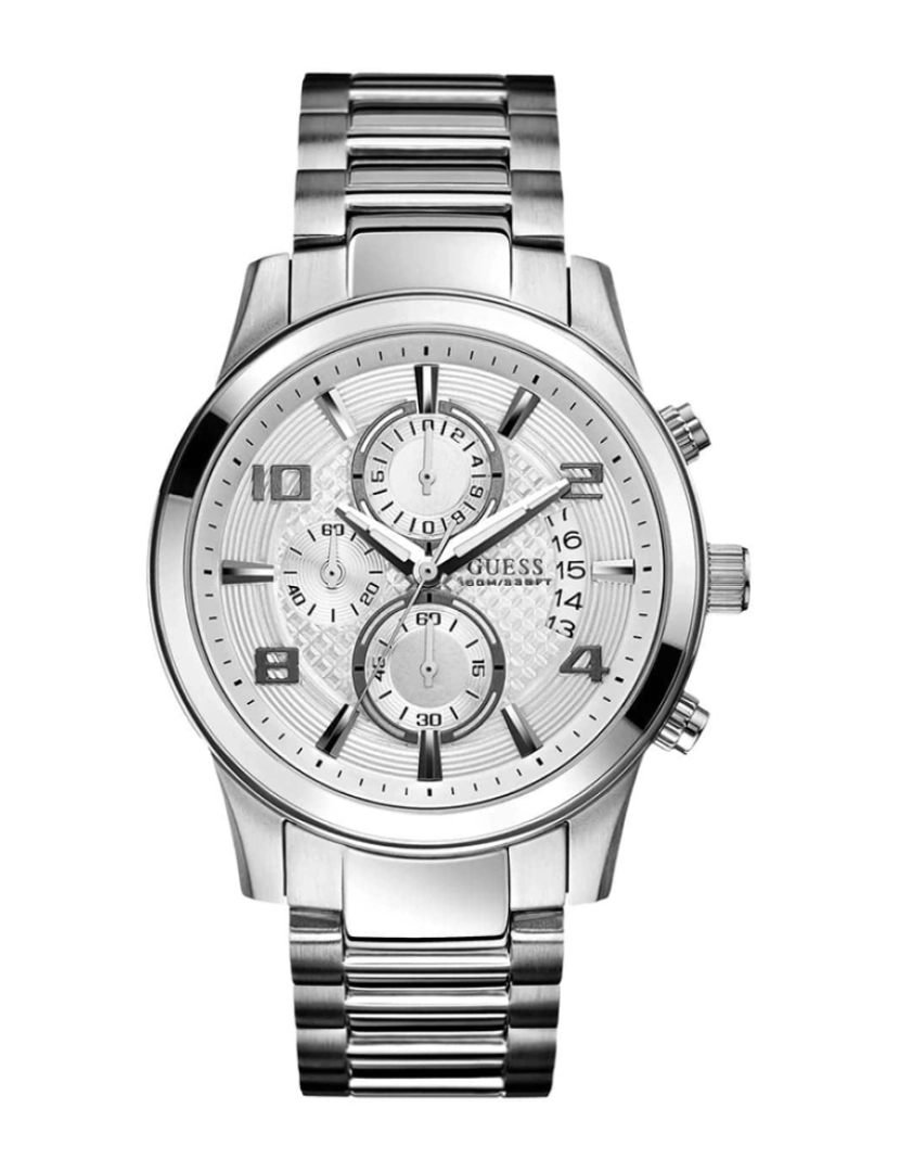 Guess - Relógio Guess Homem Prateado