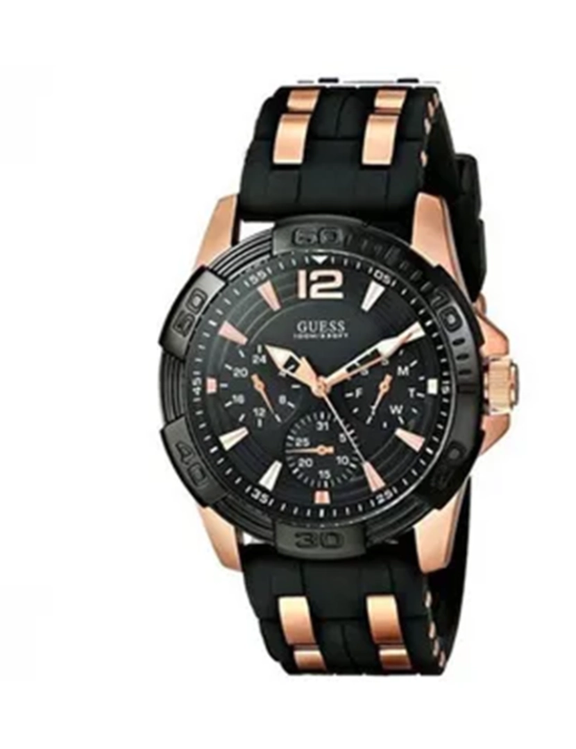 Guess - Relógio Guess Homem Preto e Rose Gold