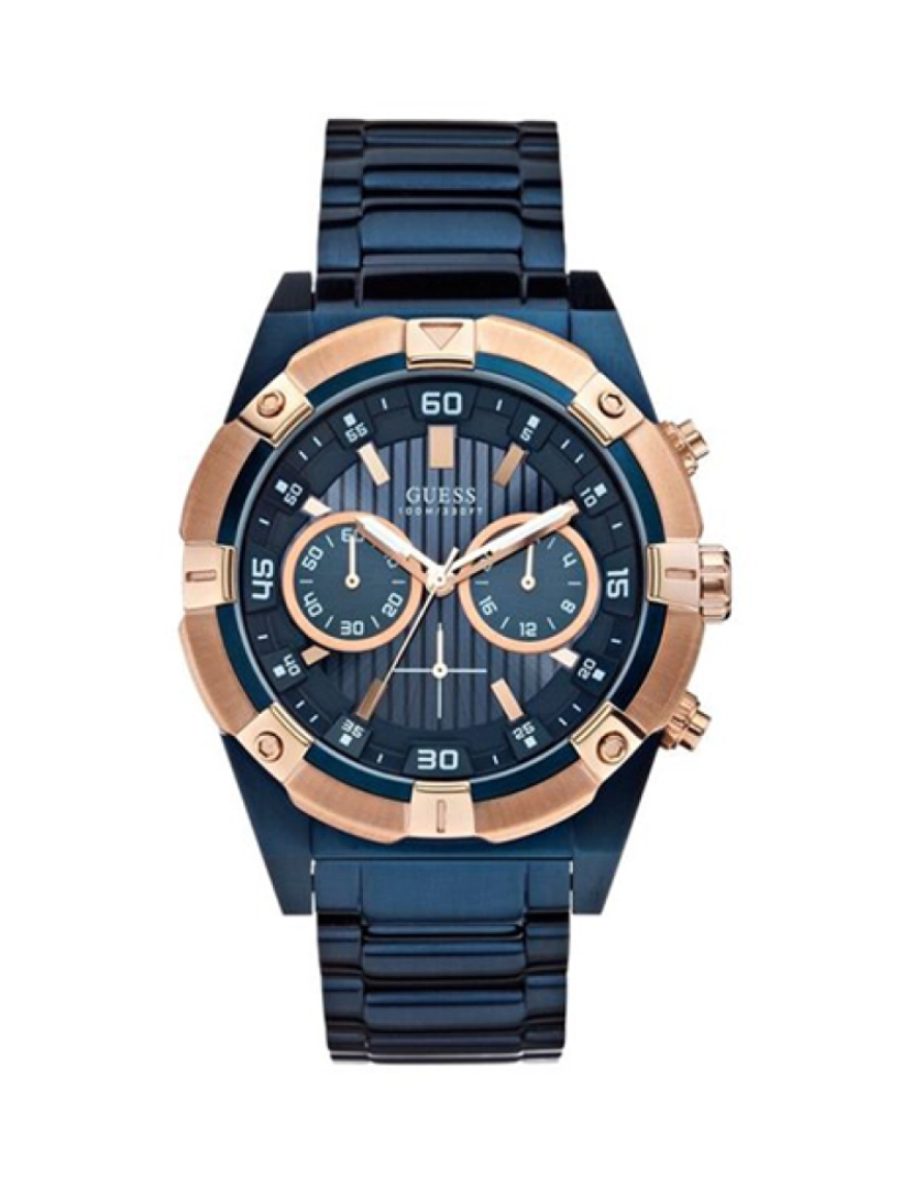 Guess - Relógio Guess Homem Azul e Rose Gold