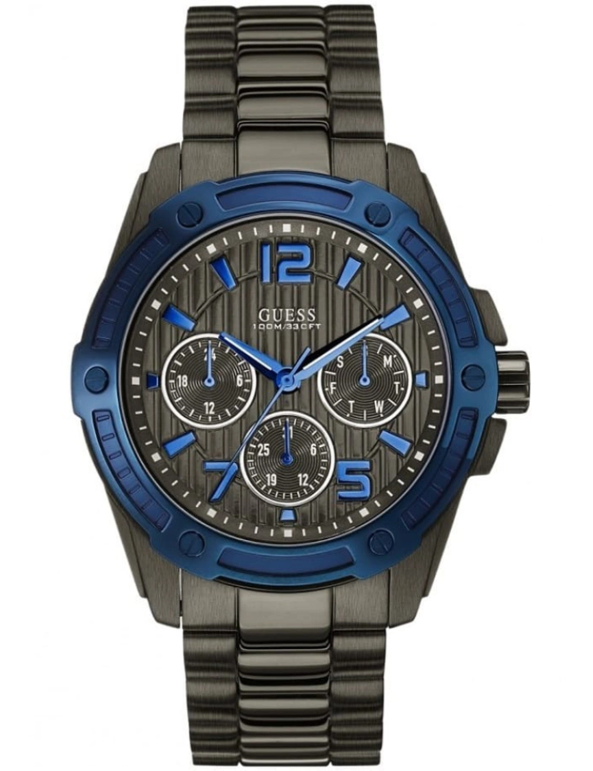 Guess - Relógio Guess Homem Cinza e Azul