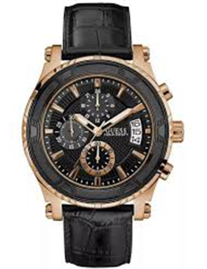 Guess - Relógio Guess Homem Catanho e Dourado