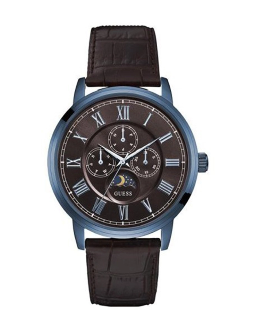 Guess - Relógio Guess Homem Castanho e Azul