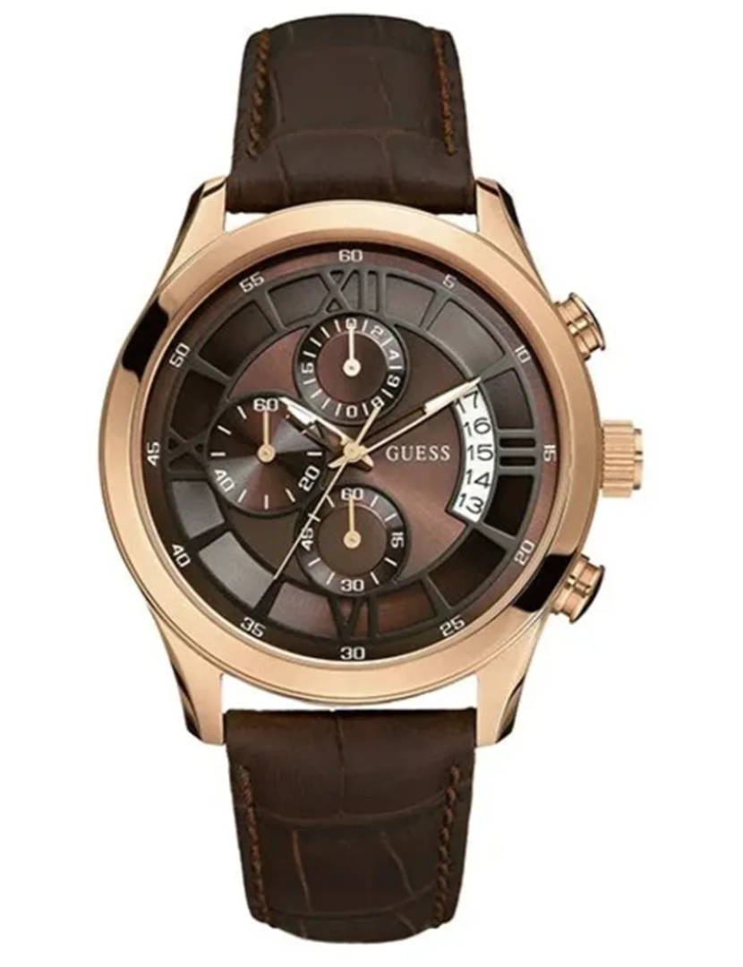 Guess - Relógio Guess Homem Preto e Rose Gold