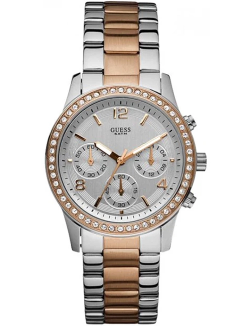 Guess - Relógio Guess Senhora Prateado e Rose Gold