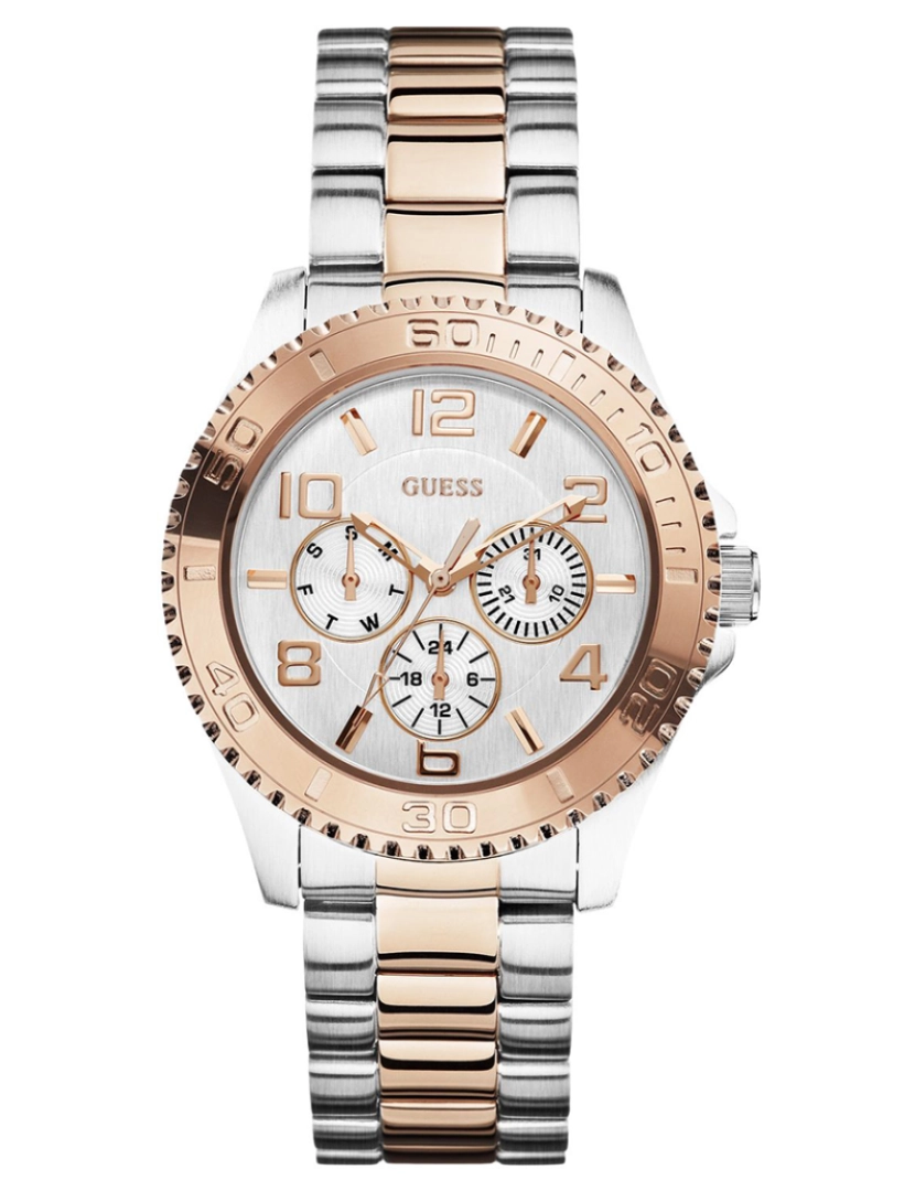 Guess - Relógio Guess Senhora Prateado e Rose Gold