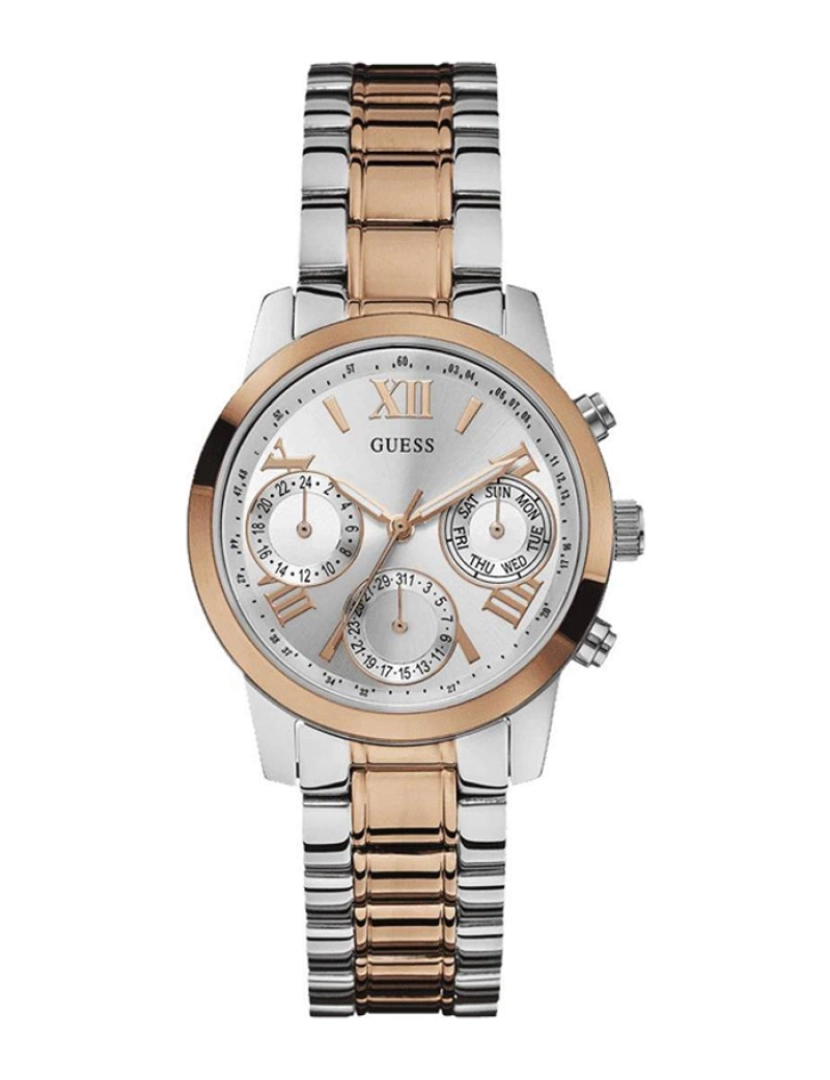 Guess - Relógio Guess Senhora Prateado e Rose Gold