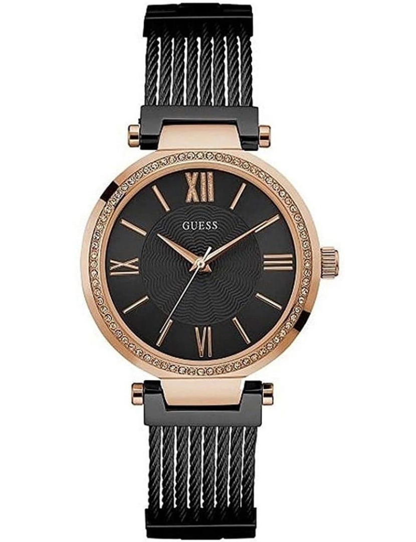 Guess - Relógio Guess Senhora Preto e Rose Gold