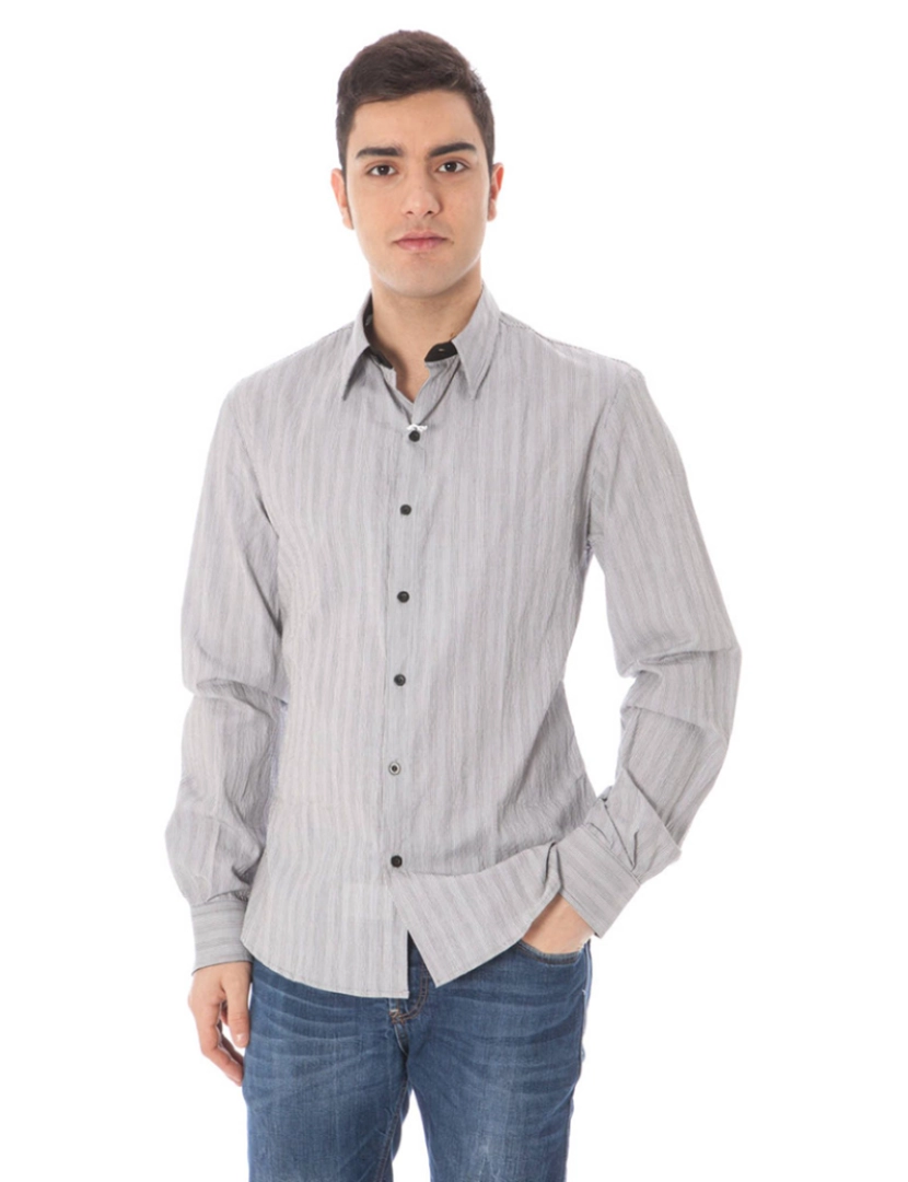 Costume National - Camisa M. Comprida Homem Branco