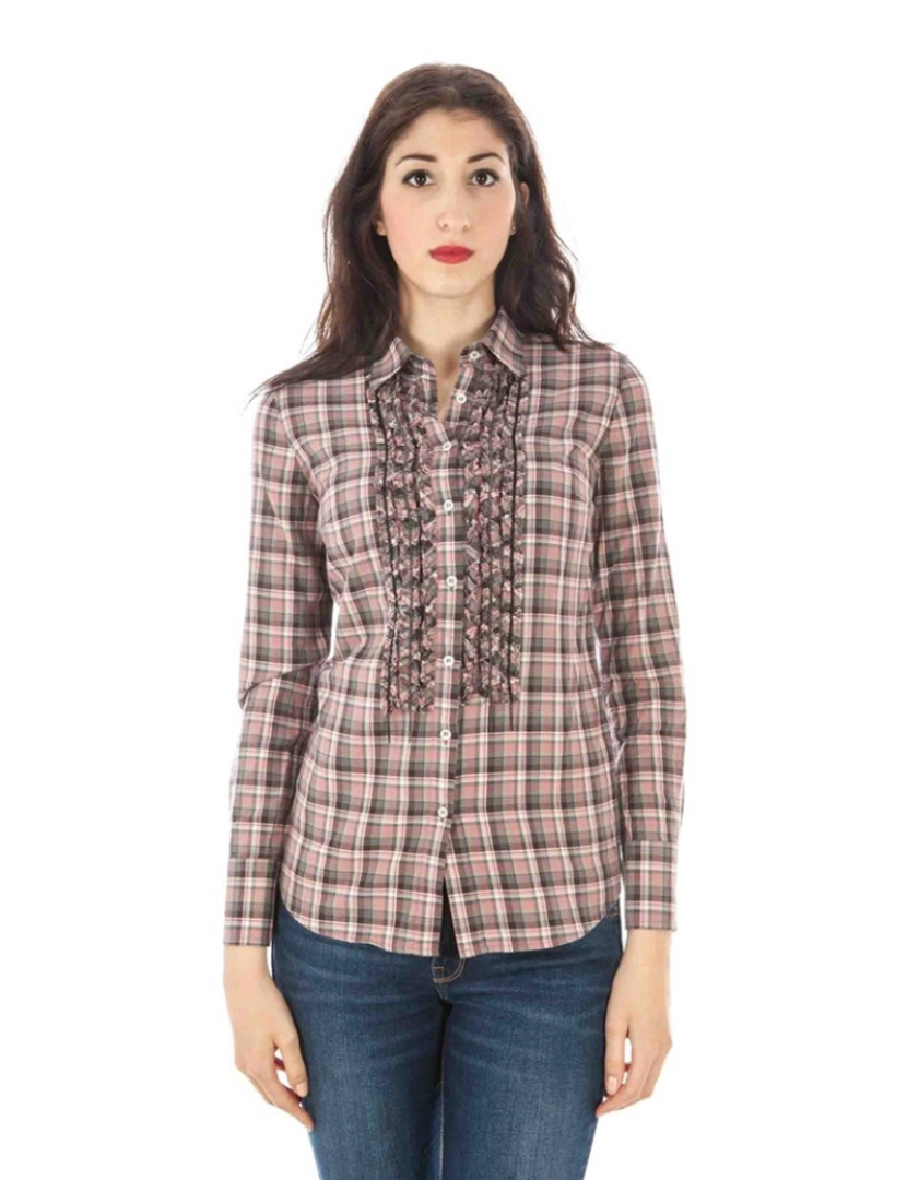 FRED PERRY - Camisa M. Comprida Mulher Rosa