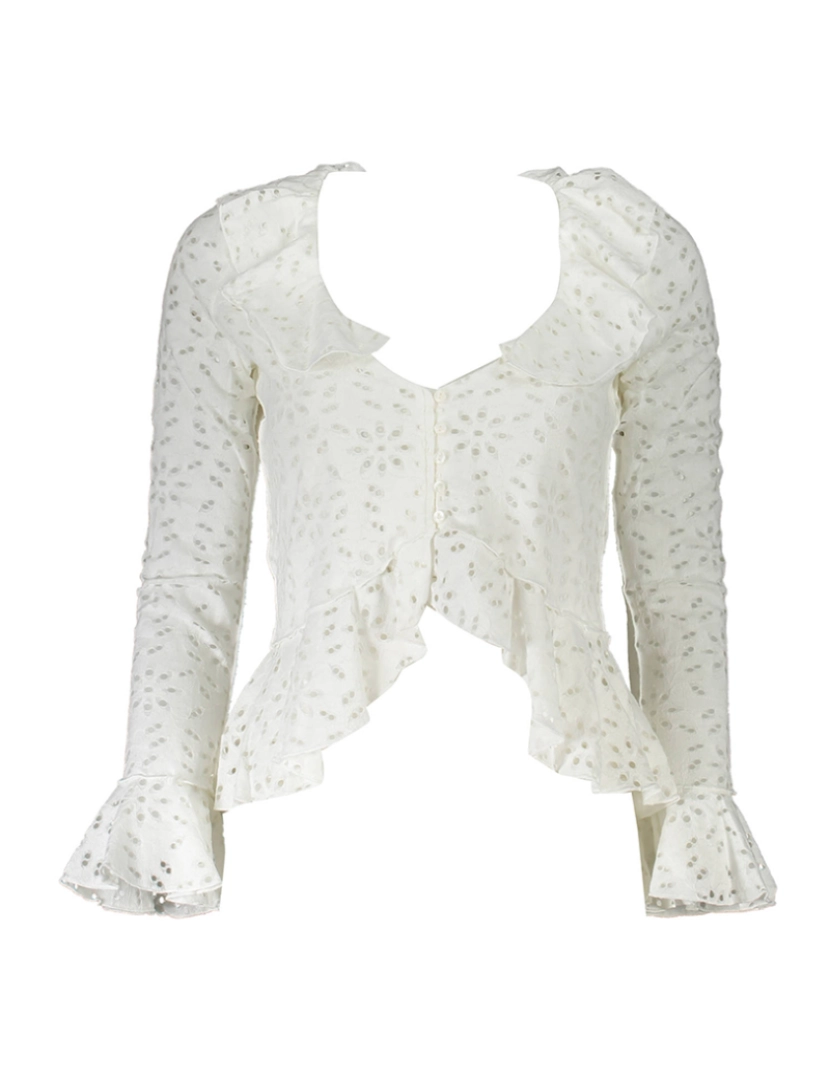 Desigual - Camisa M. Comprida Mulher Branco