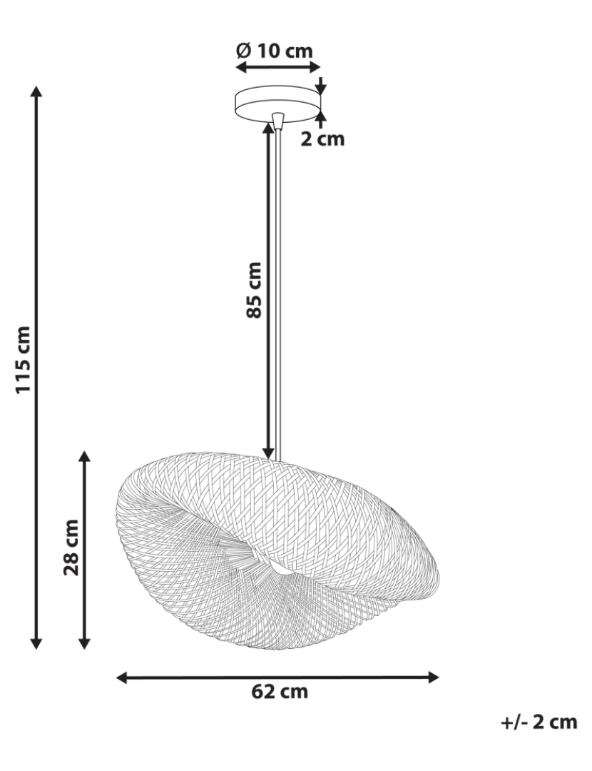 imagem de Candeeiro suspenso em bambu natural para cozinha ou sala de design moderno1