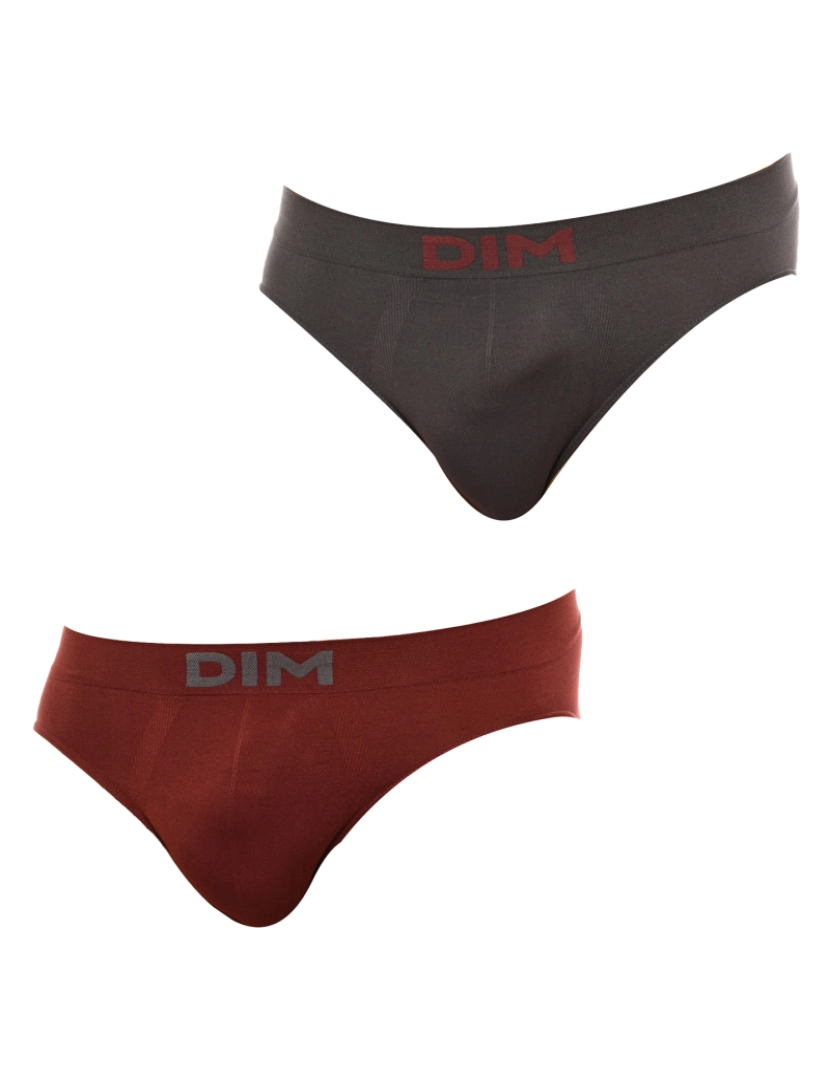 DIM - Slips de Homem Cinza granada