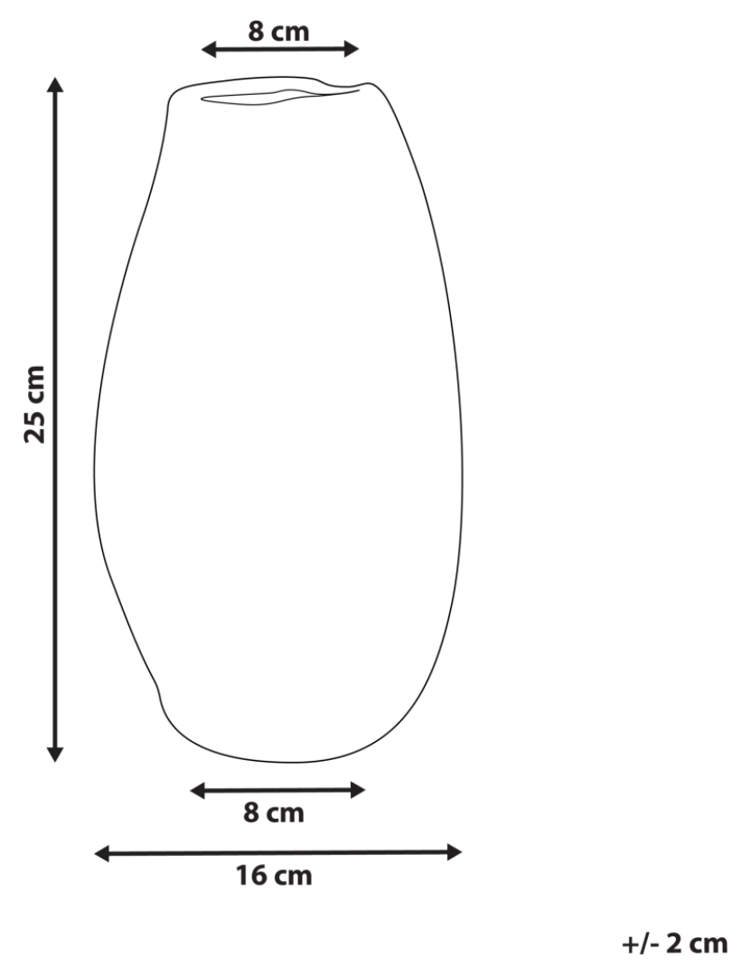 imagem de Vaso decorativo em cerâmica grés creme 25 cm com pontos abstratos e resistência à água de design moderno2