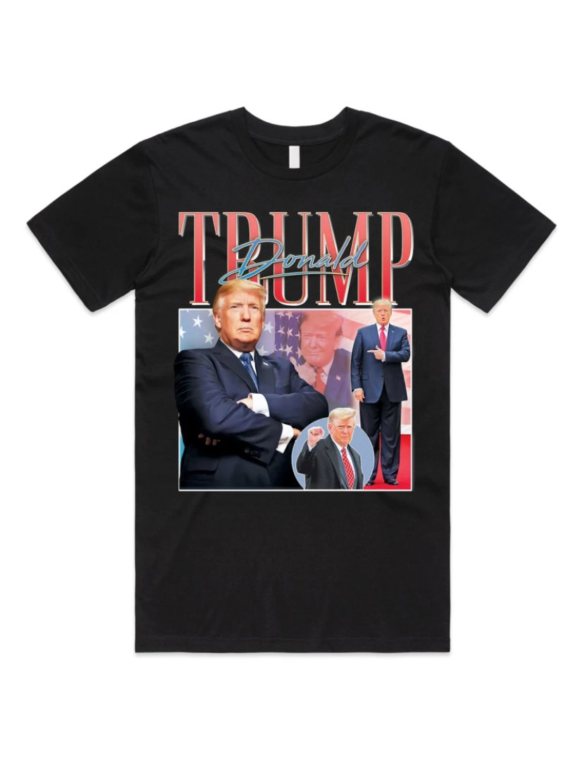 Rockinstone - T-shirt Homagem de Donald Trump