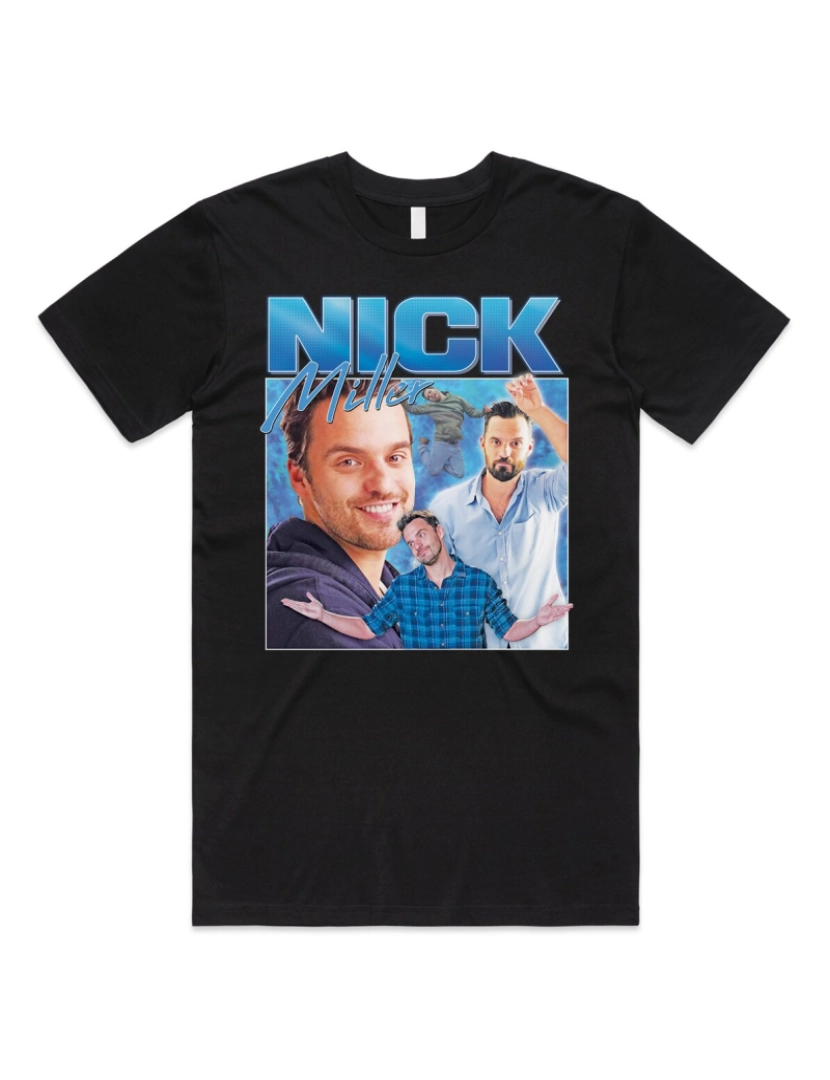 Rockinstone - T-shirt Nick Miller Homemagem