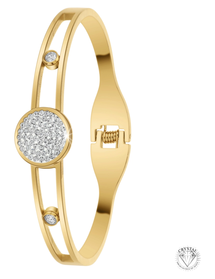 SC Crystal - Bracelete de Senhora Dourado